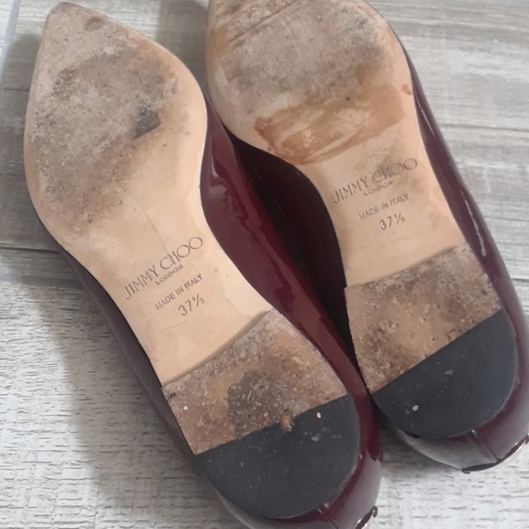 JIMMY CHOO..GENNA-BORDEAUX...SIZE 37.5 - Picture 5 of 7